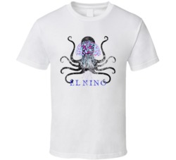 El Nino Cannabis Ganja Marijuana Strain Smoking Fan Worn Look T Shirt