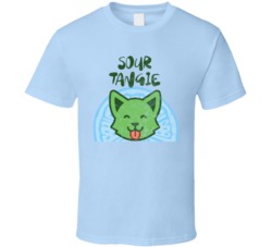 Sour Tangie Cannabis Ganja Marijuana Strain Smoking Fan Worn Look T Sh