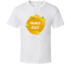 Orange Juice Cannabis Ganja Marijuana Strain Smoking Fan T Shirt