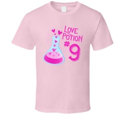 Love Potion 9 Cannabis Ganja Marijuana Strain Smoking Fan T Shirt