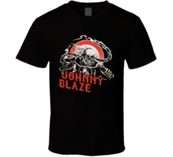 Johnny Blaze Cannabis Ganja Marijuana Strain Smoking Fan T Shirt