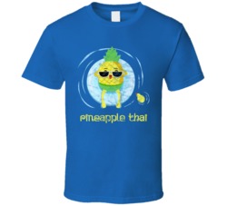 Pineapple Thai Cannabis Ganja Marijuana Strain Smoking Fan Worn Look T