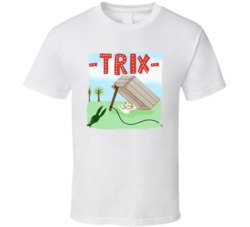 Trix Cannabis Ganja Marijuana Strain Smoking Fan Worn Look T Shirt