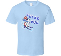 Polar Dog Cannabis Ganja Marijuana Strain Smoking Fan Worn Look T Shir