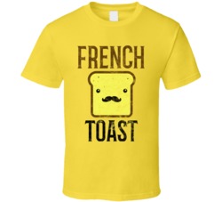 French Toast Cannabis Ganja Marijuana Strain Smoking Fan Worn Look T S
