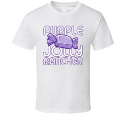Purple Jolly Cannabis Ganja Marijuana Strain Smoking Fan Worn Look T S