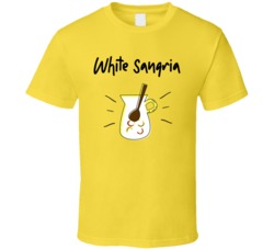 White Sangria Cannabis Ganja Marijuana Strain Smoking Fan T Shirt