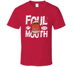 Foul Mouth Cannabis Ganja Marijuana Strain Smoking Fan T Shirt