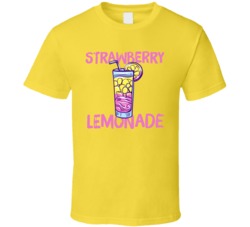 Strawberry Lemonade Cannabis Ganja Marijuana Strain Smoking Fan T Shir