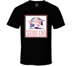 Zeus Og Cannabis Ganja Marijuana Strain Smoking Fan T Shirt