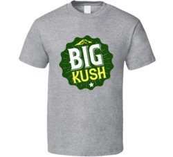 Big Kush Cannabis Ganja Marijuana Strain Smoking Fan T Shirt