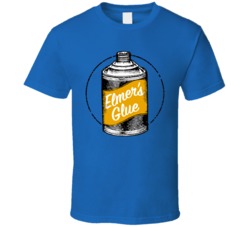 Elmer's Glue Cannabis Ganja Marijuana Strain Smoking Fan T Shirt