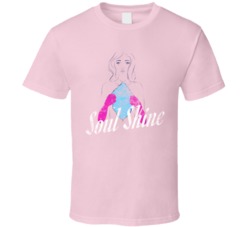 Soul Shine Cannabis Ganja Marijuana Strain Smoking Fan Worn Look T Shi