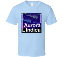 Aurora Indica Cannabis Ganja Marijuana Strain Smoking Fan T Shirt
