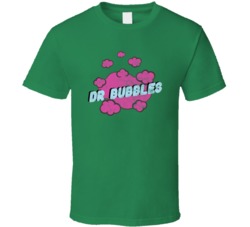 Dr Bubbles Cannabis Ganja Marijuana Strain Smoking Fan Worn Look T Shi