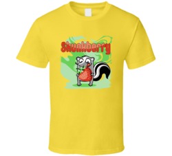 Skunkberry Cannabis Ganja Marijuana Strain Smoking Fan Worn Look T Shi