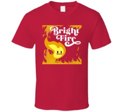 Bright Fire Cannabis Ganja Marijuana Strain Smoking Fan T Shirt