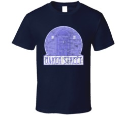 Baker Street Cannabis Ganja Marijuana Strain Smoking Fan Worn Look T S