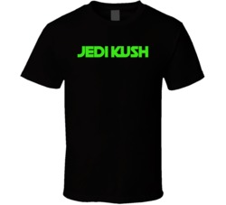 Jedi Kush Cannabis Ganja Marijuana Strain Smoking Fan T Shirt