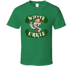 White Urkle Cannabis Ganja Marijuana Strain Smoking Fan T Shirt