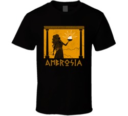 Ambrosia Cannabis Ganja Marijuana Strain Smoking Fan T Shirt