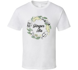 Ginger Ale Cannabis Ganja Marijuana Strain Smoking Fan Worn Look T Shi