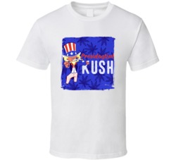 Presidential Kush Cannabis Ganja Marijuana Strain Smoking Fan Worn Loo