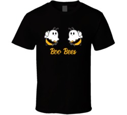 Halloween Boo Bees Funny Boobies Party Ghosts T Shirt