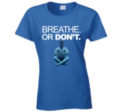 Breathe Or Don't Chris Hemsworth Meditation Ladies T Shirt