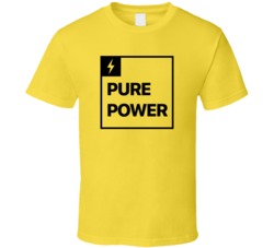Pure Power Cannabis Ganja Marijuana Strain Smoking Fan T Shirt