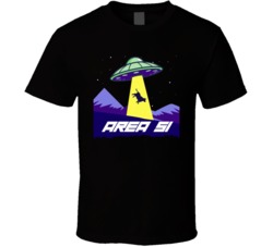 Area 51 Cannabis Ganja Marijuana Strain Smoking Fan T Shirt