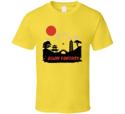 Asian Fantasy Cannabis Ganja Marijuana Strain Smoking Fan Worn Look T 