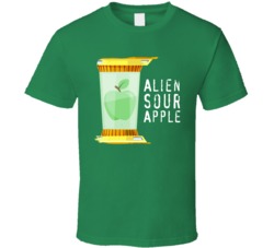 Alien Sour Apple Cannabis Ganja Marijuana Strain Smoking Fan Worn Look