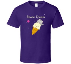 Space Cream Cannabis Ganja Marijuana Strain Smoking Fan T Shirt