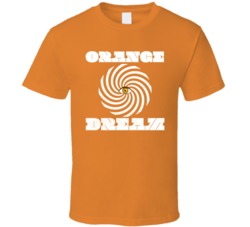 Orange Dream Cannabis Ganja Marijuana Strain Smoking Fan Worn Look T S