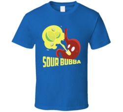 Sour Bubba Cannabis Ganja Marijuana Strain Smoking Fan T Shirt