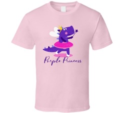 Purple Princess Cannabis Ganja Marijuana Strain Smoking Fan T Shirt
