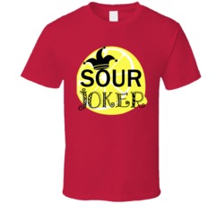 Sour Joker Cannabis Ganja Marijuana Strain Smoking Fan T Shirt