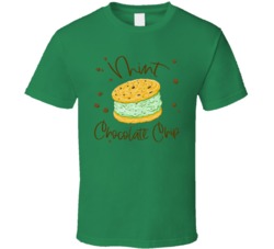 Mint Chocolate Chip Cannabis Ganja Marijuana Strain Smoking Fan T Shir