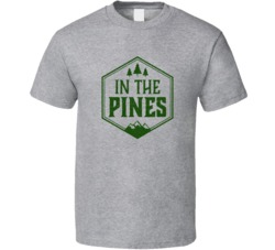 In The Pines Cannabis Ganja Marijuana Strain Smoking Fan Worn Look T S