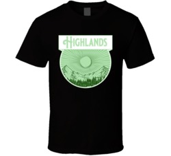 Highlands Cannabis Ganja Marijuana Strain Smoking Fan T Shirt