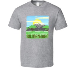 Kilimanjaro Cannabis Ganja Marijuana Strain Smoking Fan Worn Look T Sh
