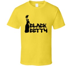 Black Betty Cannabis Ganja Marijuana Strain Smoking Fan T Shirt