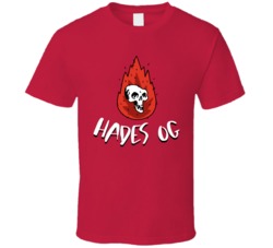 Hades Og Cannabis Ganja Marijuana Strain Smoking Fan T Shirt
