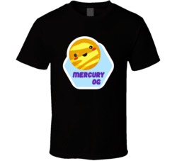 Mercury Og Cannabis Ganja Marijuana Strain Smoking Fan T Shirt