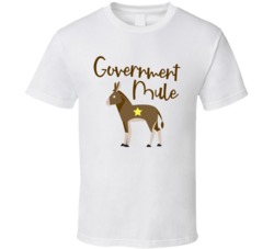 Government Mule Cannabis Ganja Marijuana Strain Smoking Fan T Shirt