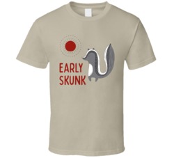 Early Skunk Cannabis Ganja Marijuana Strain Smoking Fan T Shirt