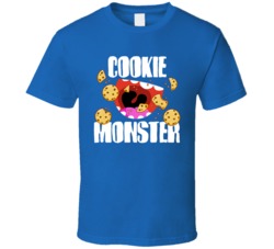 Cookie Monster Cannabis Ganja Marijuana Strain Smoking Fan T Shirt