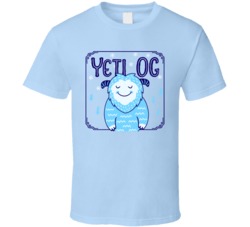 Yeti Og Cannabis Ganja Marijuana Strain Smoking Fan T Shirt