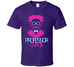 Professor Chaos Cannabis Ganja Marijuana Strain Smoking Fan T Shirt